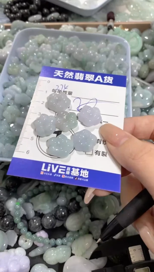 颈饰未镶嵌翡翠天然翡翠A货批量多样性发一件