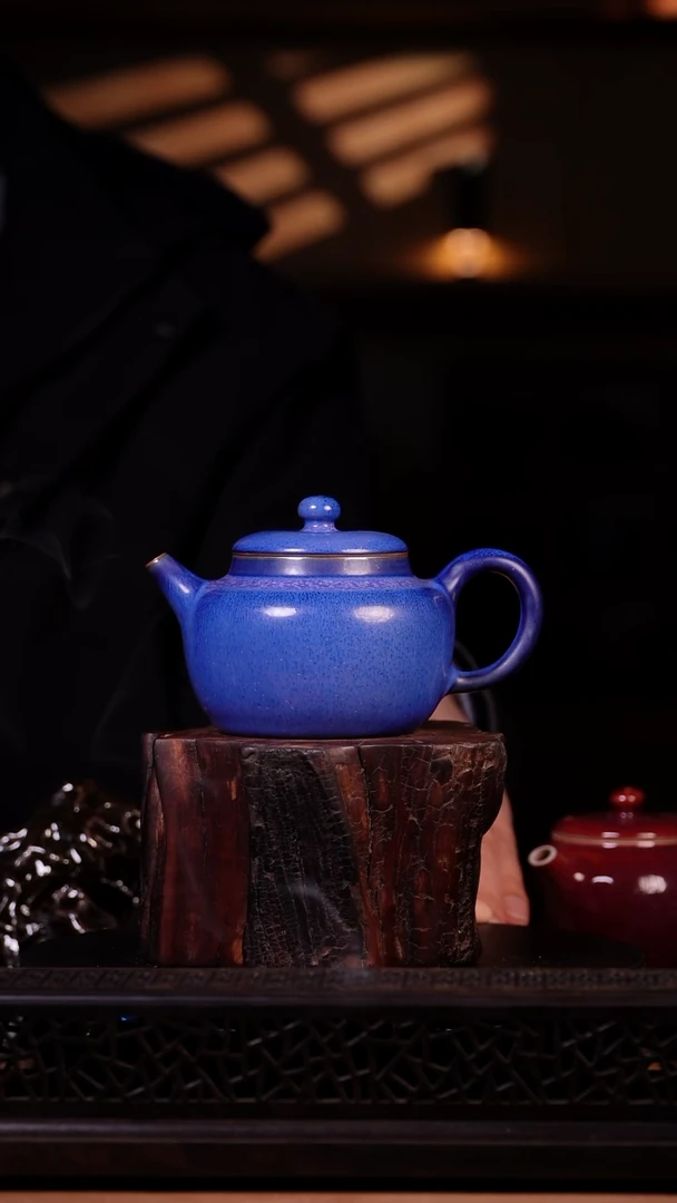 其他钧瓷钧窑瓷器钧窑瓷器德钟壶128*86*79mm/170ml