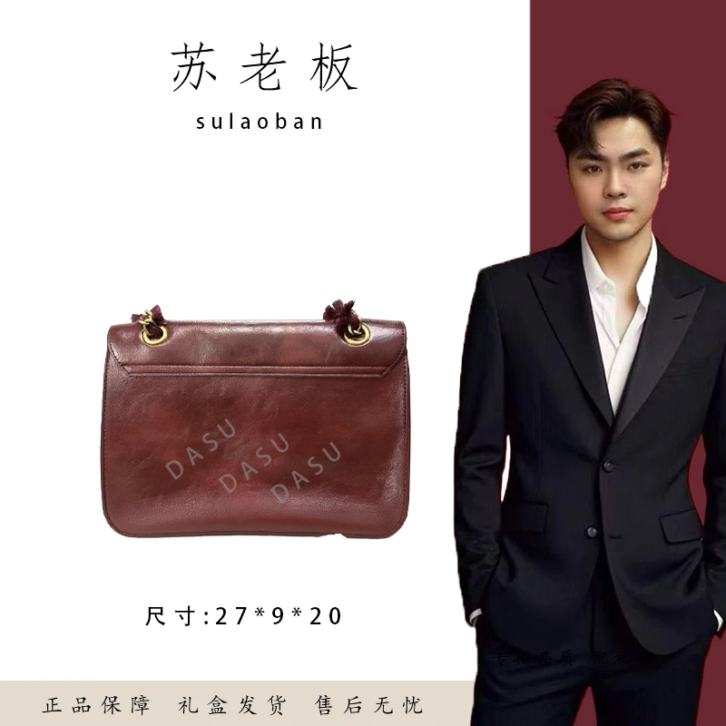 【苏总专属】SD-5652-葡萄酒女士时尚潮流气质小众腋下包斜挎包