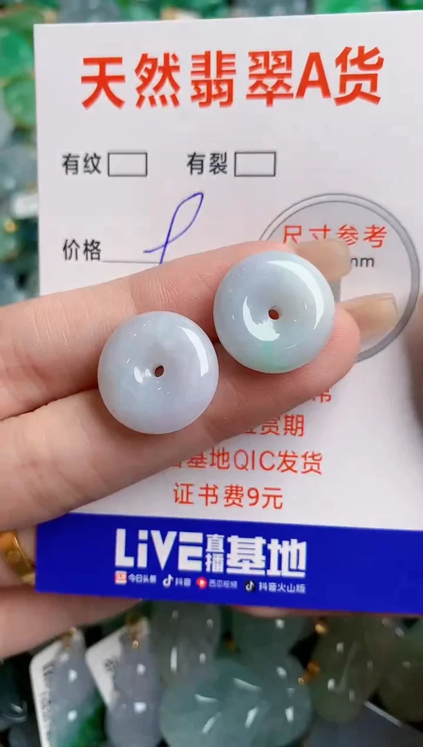 翡翠未镶嵌颈饰24001521