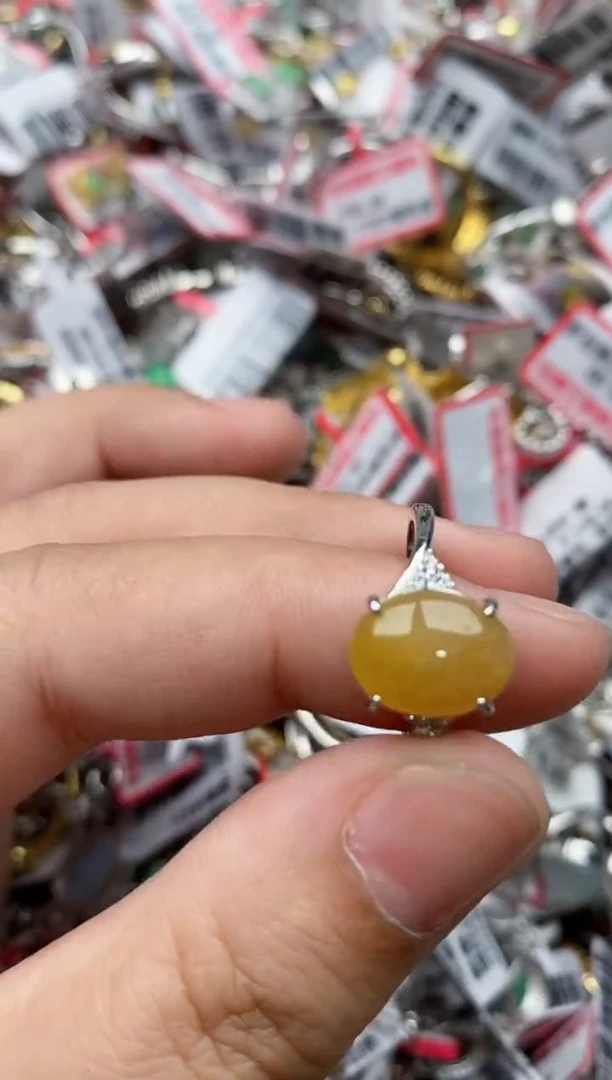 【闪购商品】翡翠戒指银S925镶嵌44444---8