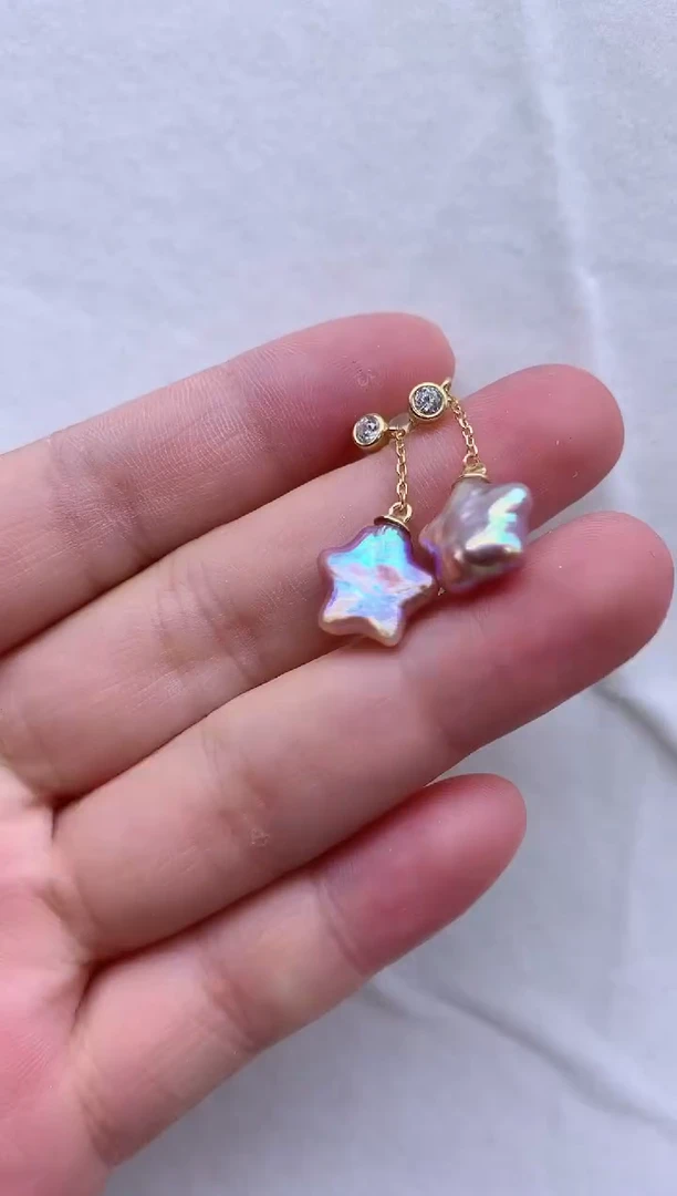 【闪购商品】淡水珍珠耳饰银S925镶嵌淡水珍珠耳饰