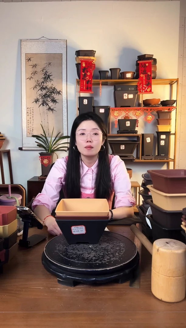 【闪购商品】树脂3只18.7斗笠紫檀色