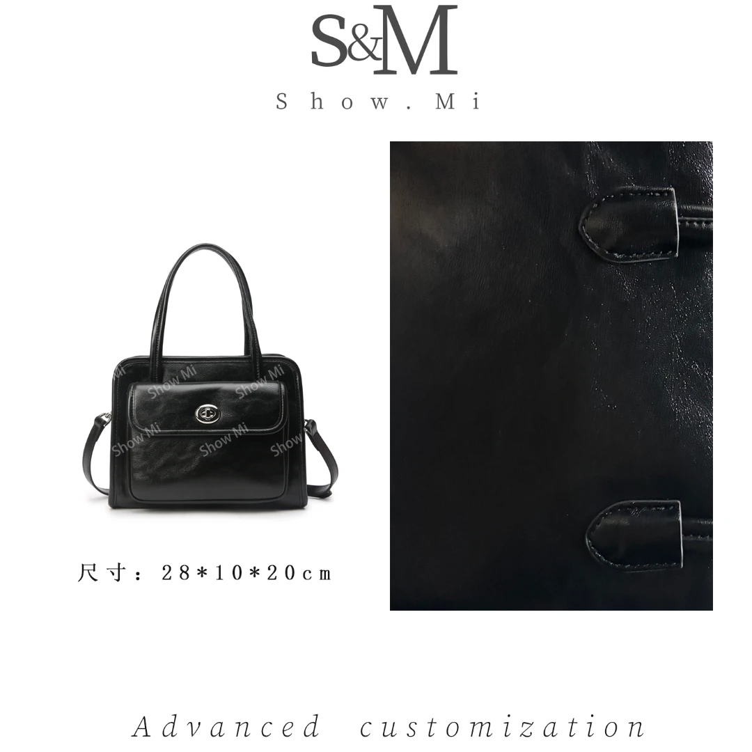 【Show Mi】BF-66233-黑色-轻奢小众时尚百搭女士包包sm