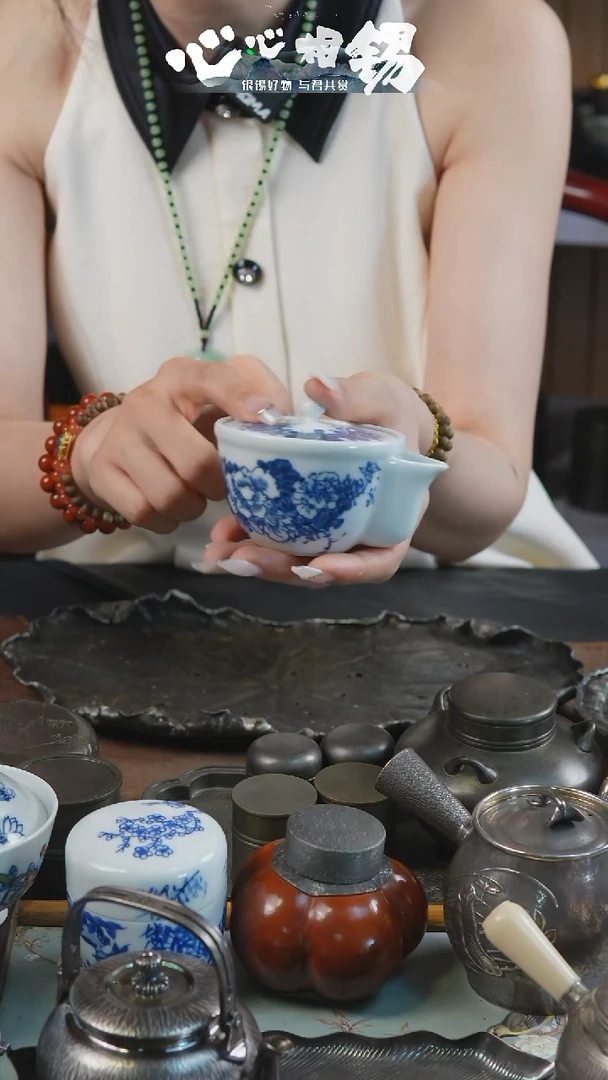 瓷片心心相锡心心相锡