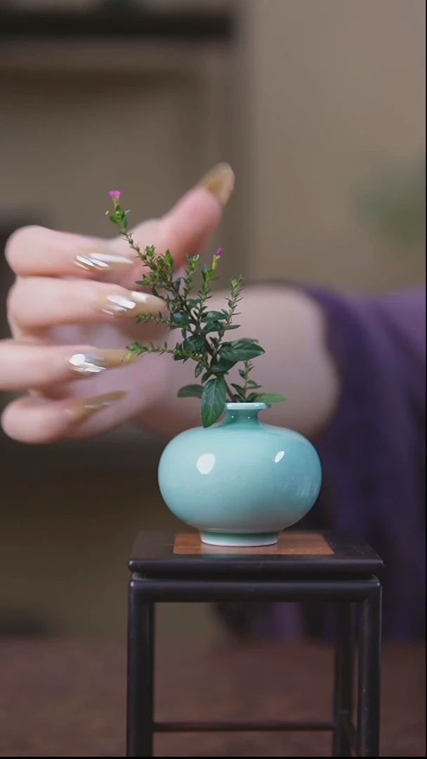 摆件景德镇陶瓷小花瓶16