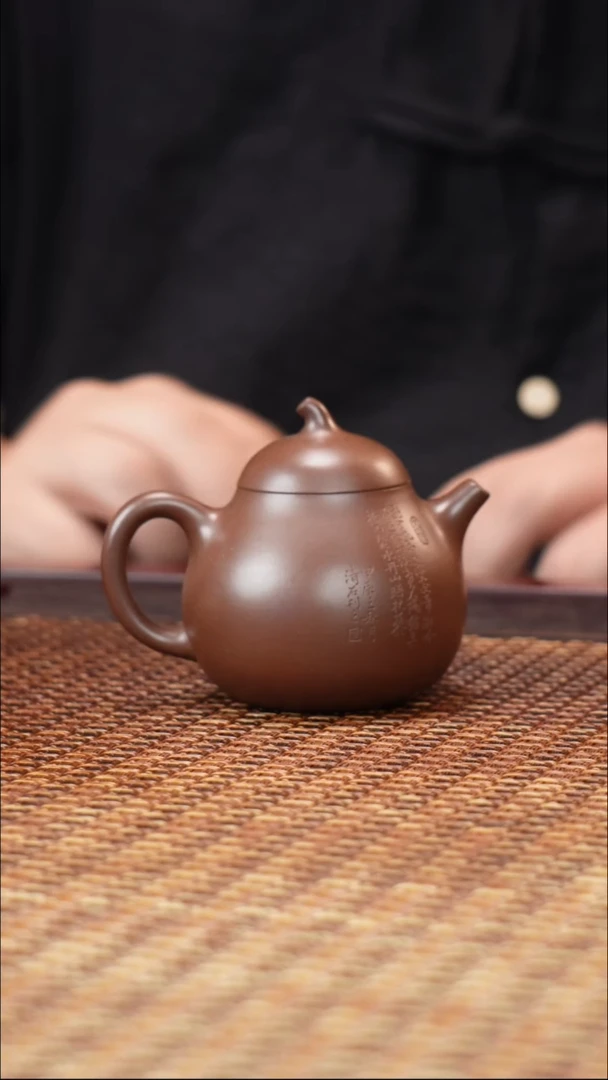 茶壶紫砂汀禾紫砂茄瓜