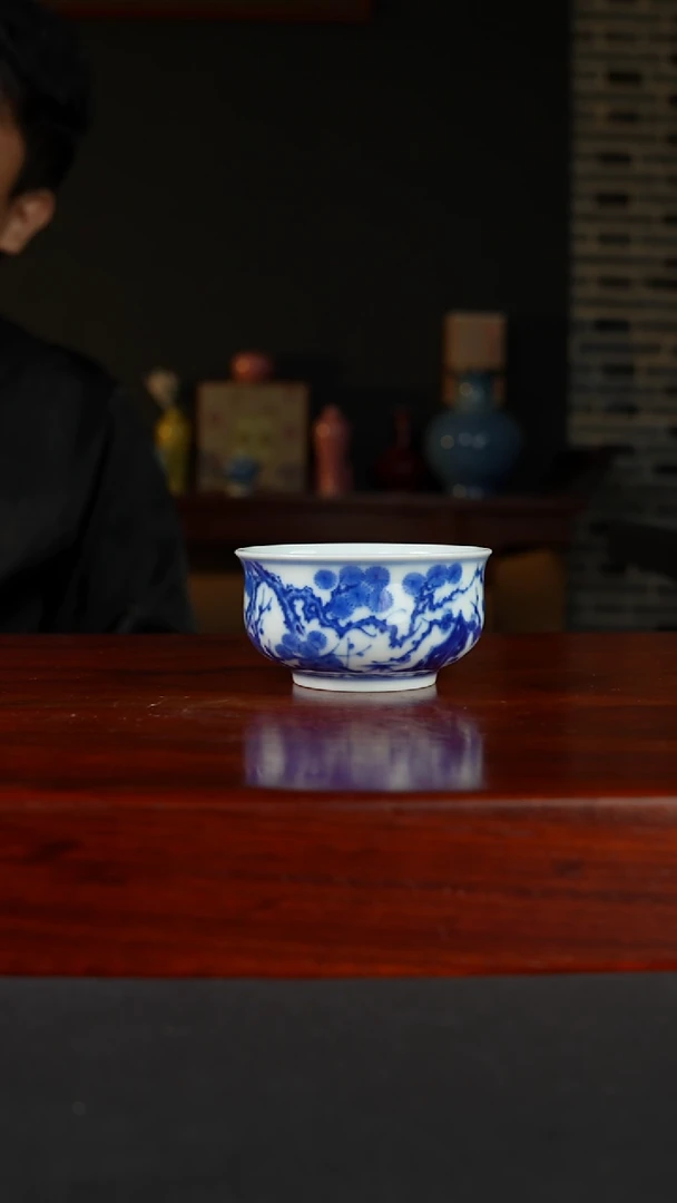 冯氏 · 祖传窑& 非遗传承400余年 · 纯柴窑松竹梅炉式杯