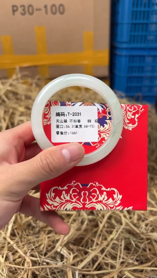 未镶嵌手镯石英质玉T-2031
