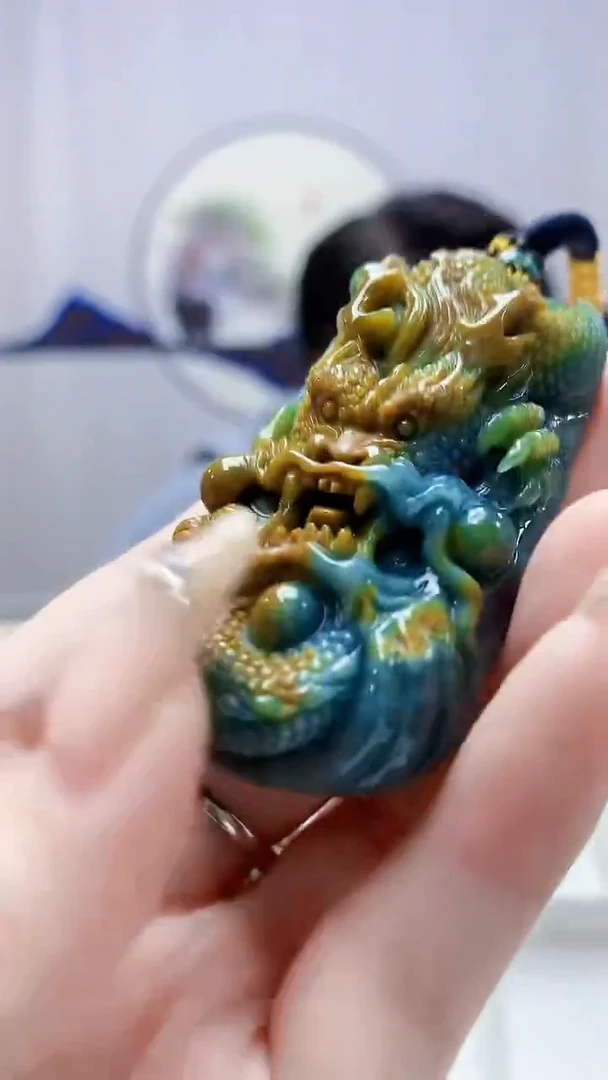 未镶嵌定制翡翠5060DD-毛货挂件98