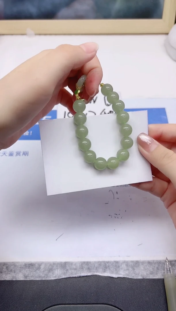 石英质玉手链合金66