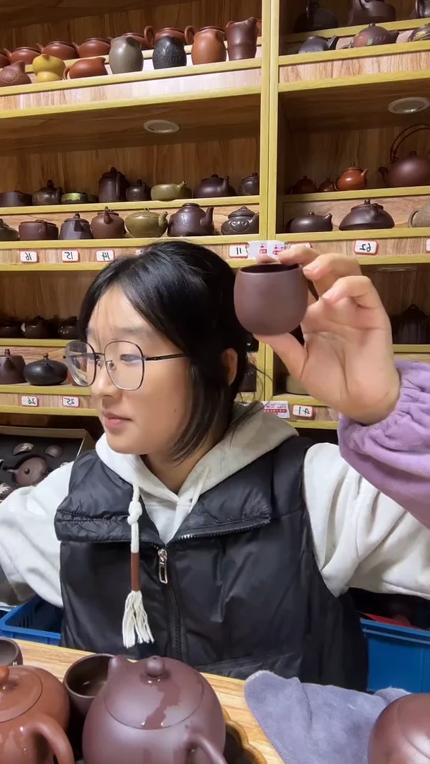 茶壶紫砂紫泥杯100cc左右