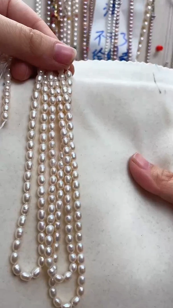 【闪购商品】淡水珍珠颈饰合金半成品 4mm 半成品