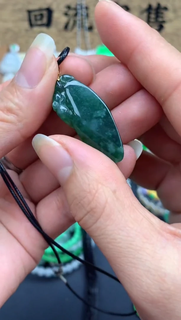 【闪购商品】翡翠颈饰18K金镶嵌97-中国好珍宝