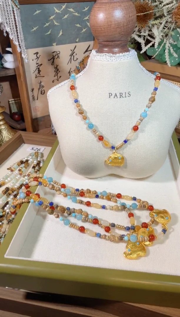 未镶嵌项链玛瑙/玉髓528