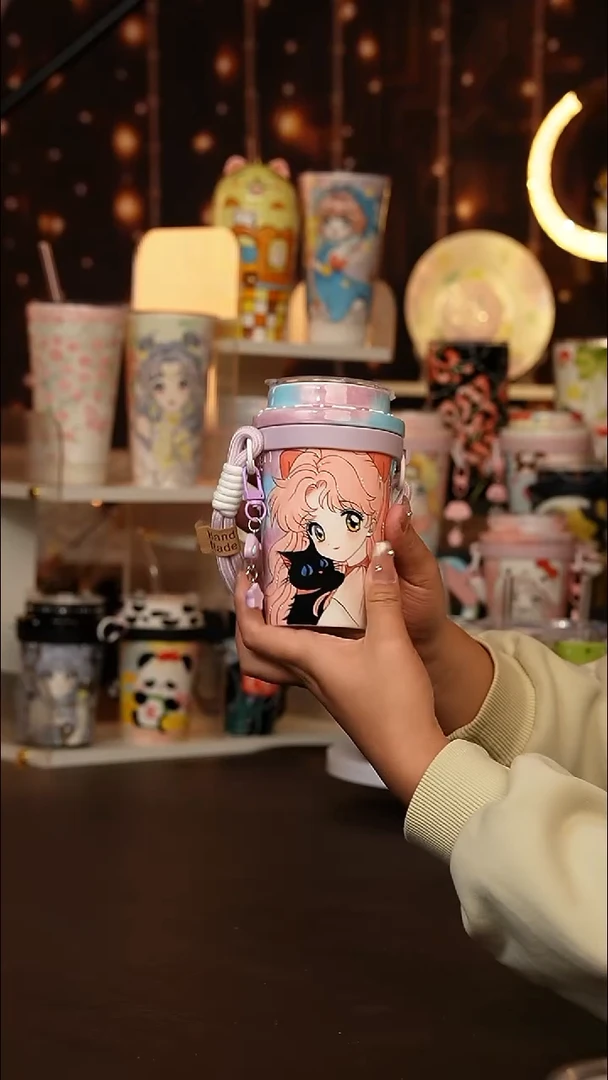 (玉泥）景德镇手工手绘文创陶瓷杯