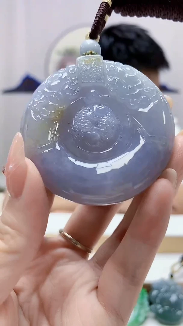 未镶嵌定制翡翠5028DD-毛货挂件131