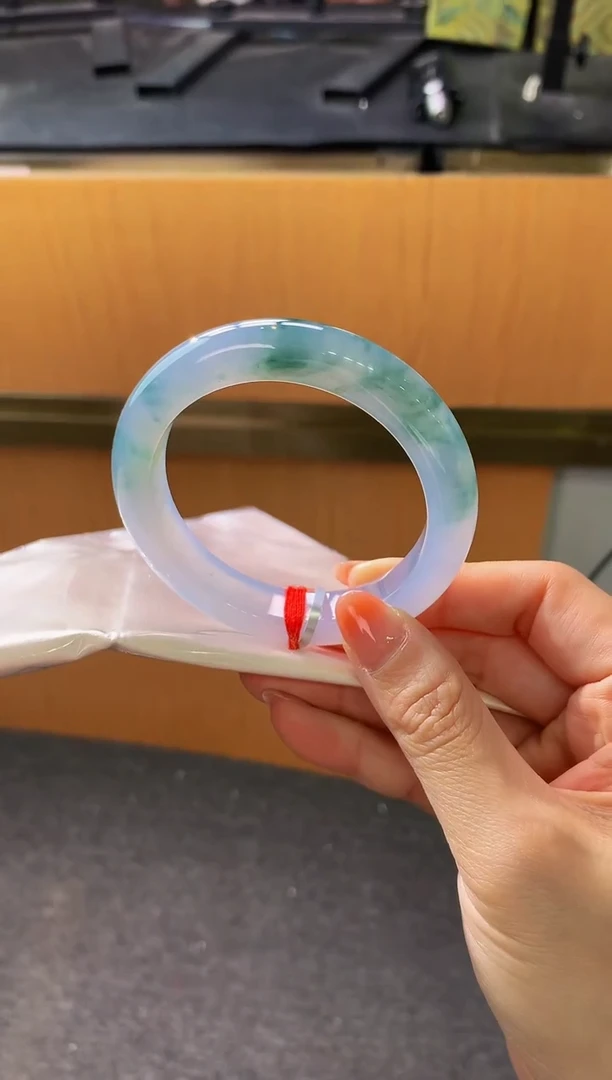 未镶嵌手镯翡翠-C60 圈口55.1 全款12万 定金2万