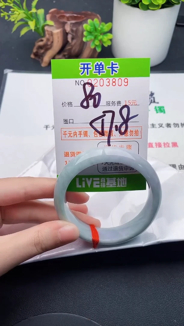 未镶嵌手镯翡翠09天然翡翠A货