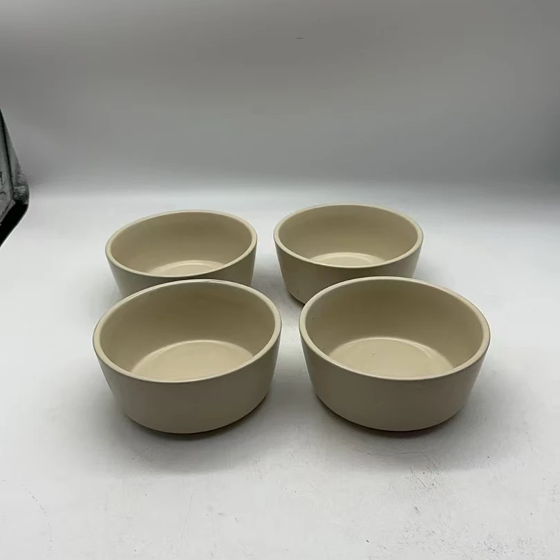 5621 米饭碗4个（微瑕，口径12，高5）陶瓷餐具B33