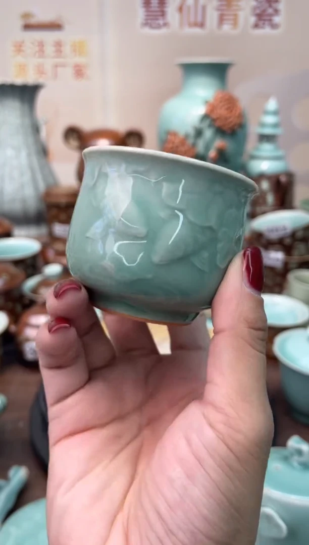 瓷微瑕 慧仙青瓷 龙泉青瓷大促 不分正暇