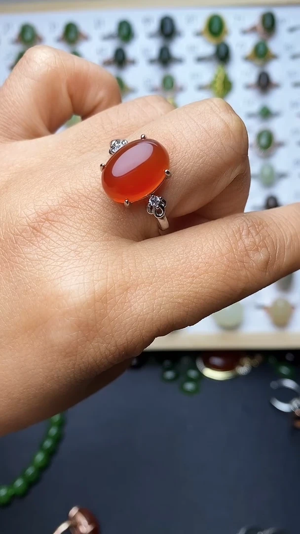 【闪购商品】南红玛瑙戒指未镶嵌1