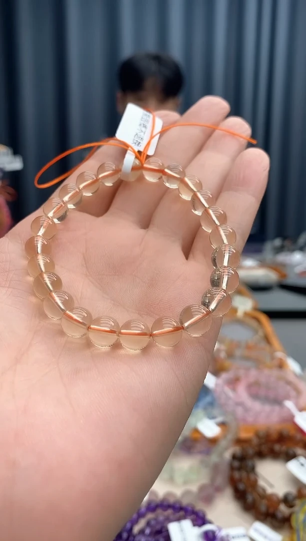 水晶手链未镶嵌黄水晶