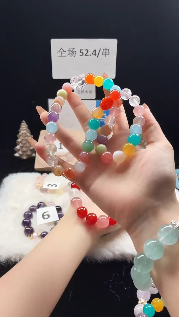 未镶嵌手链水晶水晶项链