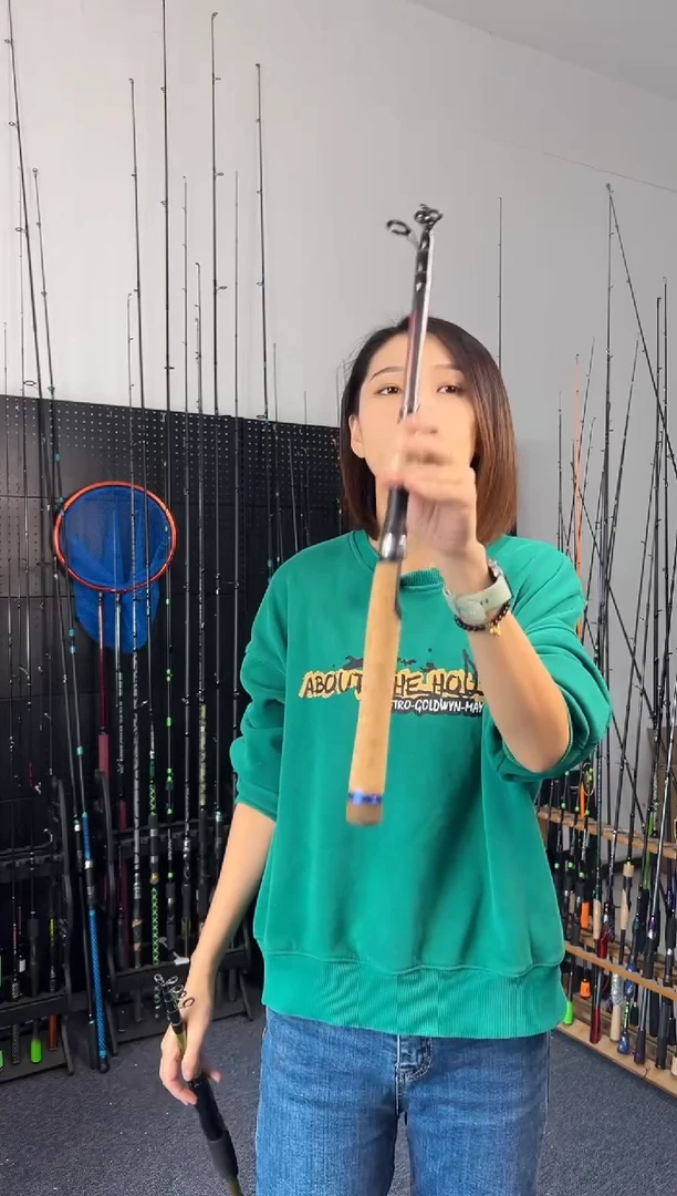 1.8m碳素DML直柄1.8米（瑕疵尾货竿，没有售后，介意勿拍）