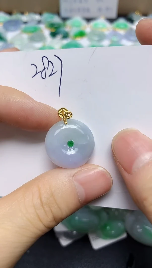 翡翠未镶嵌颈饰天然缅甸翡翠A货