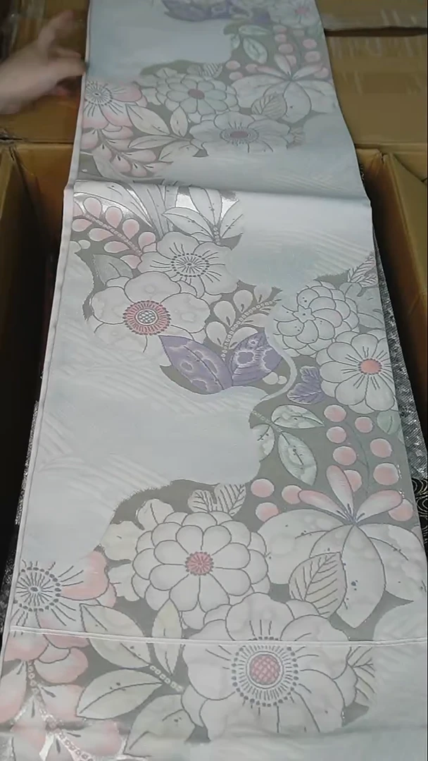织绣23 六通平织紫藤花卉