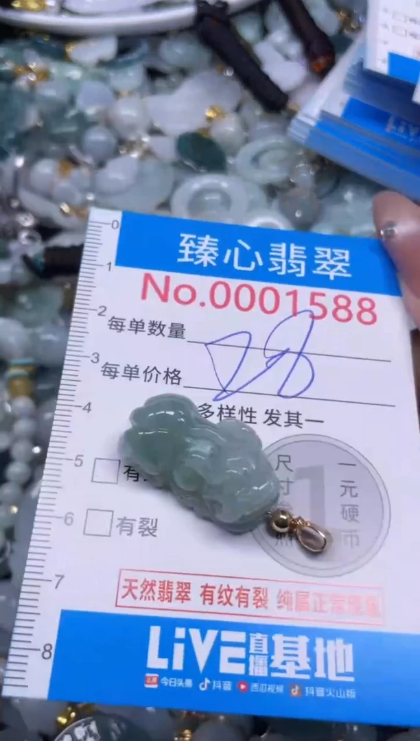 颈饰未镶嵌翡翠1588