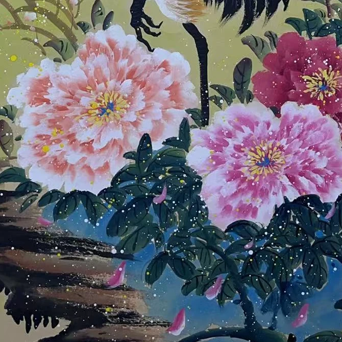 郑乐华手绘绘画作品-148