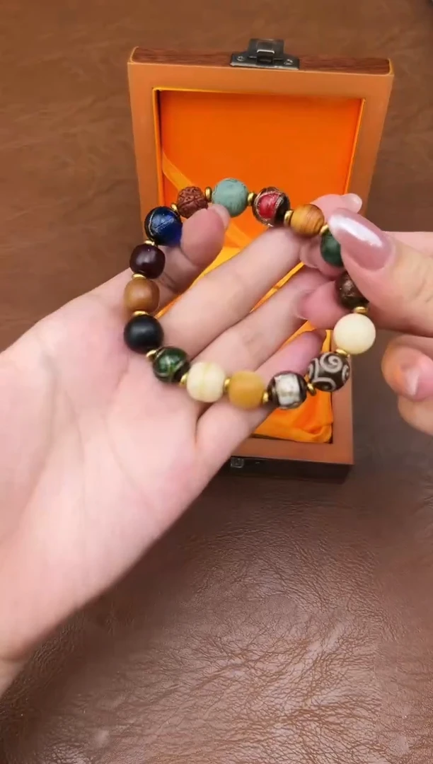 万家文玩阁天珠多宝十八子链接@@YS970