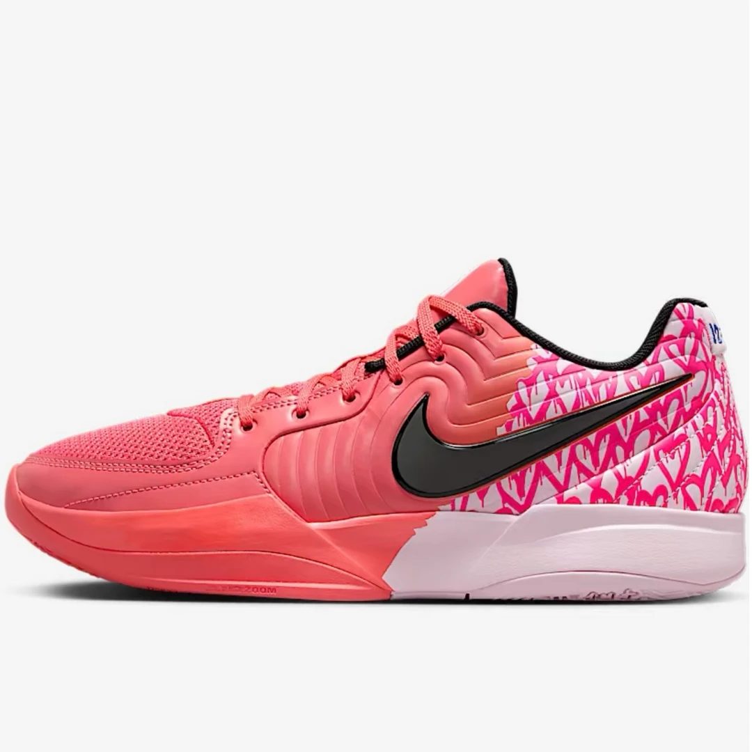 【官方授权】耐克红铁灰JA 2 HEART EYES EP 莫兰特运动鞋IB5841800