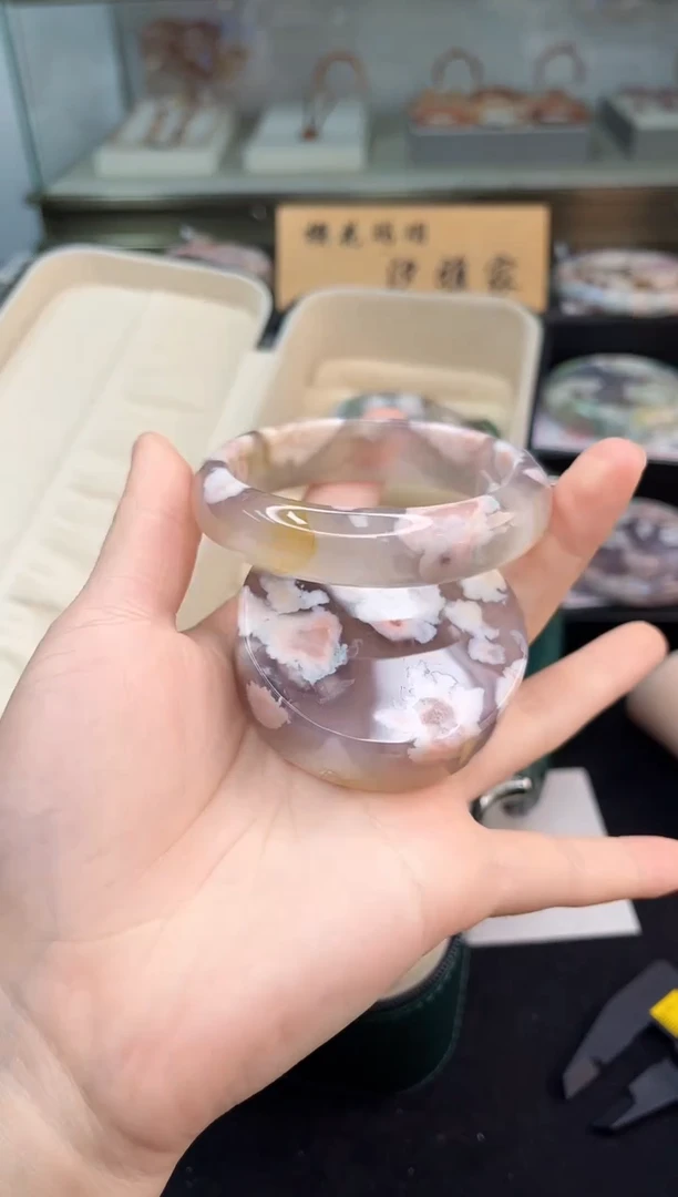 未镶嵌手镯石英质玉60圈口（赠品镯心）3S986059