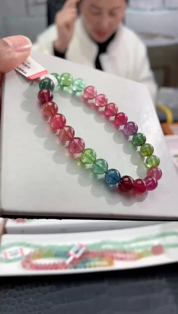 【闪购商品】碧玺手串未镶嵌多样性发一条