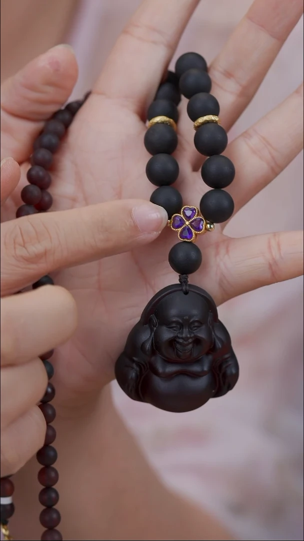 未镶嵌项链琥珀血翁珀佛公项链多样性发货