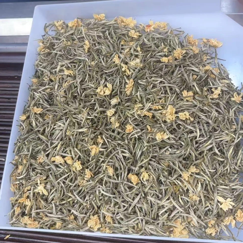 茉莉银针 茉莉花传统窨制浓香型 热泡冷泡 花茶散茶