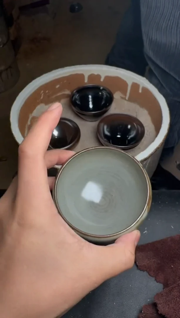 【闪购商品】茶盏行云龙窑柴烧235