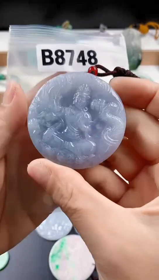 颈饰未镶嵌翡翠天然翡翠吊坠挂件