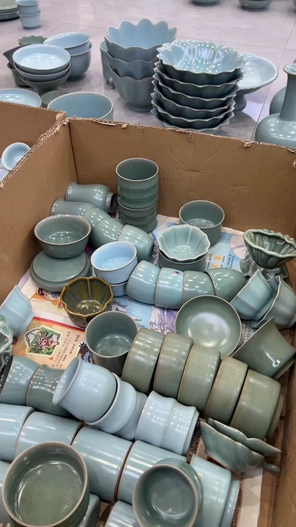 瓷片夏**冰福利罗汉杯瑕瑕瑕