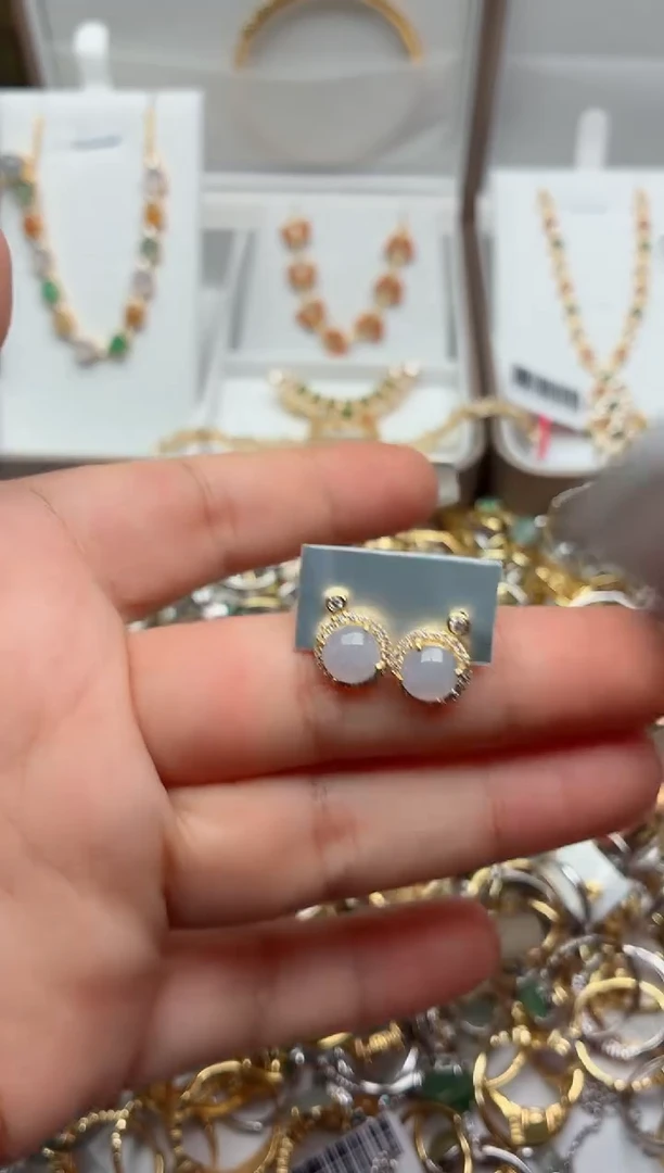 银S925镶嵌戒指翡翠.