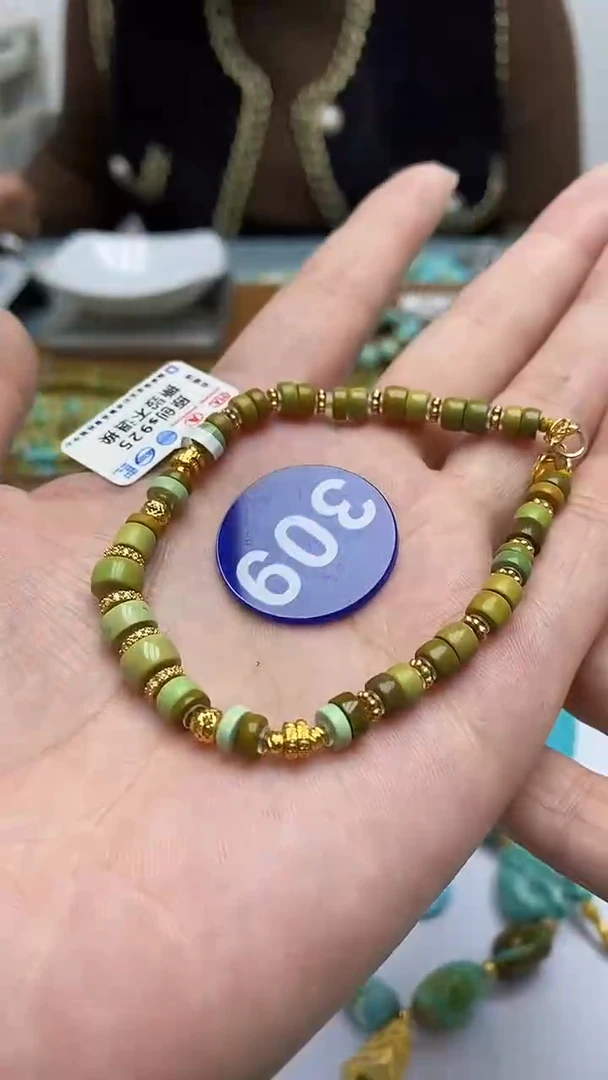 【闪购商品】绿松石手链银S925镶嵌309