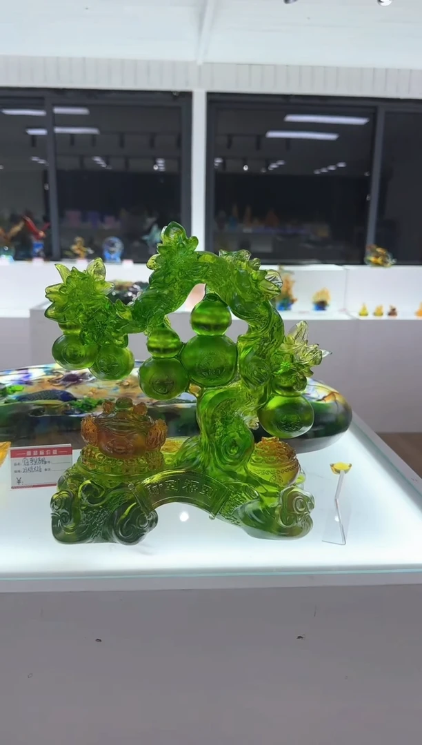 手工艺品琉璃我**阳古法琉璃五福临门财到福到