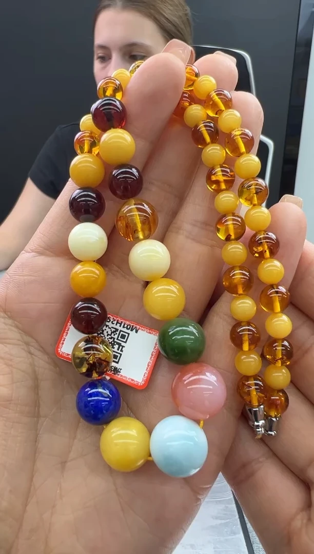 【闪购商品】未镶嵌琥珀颈饰82秒拍号