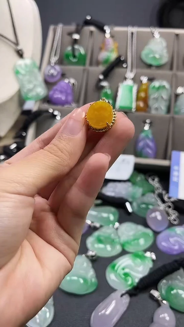 颈饰未镶嵌翡翠  所见即所得 一图一物