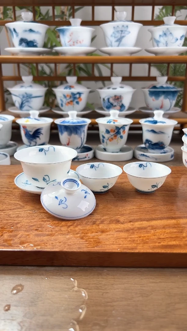 全品玉兰80ml三才+小玉兰杯2个