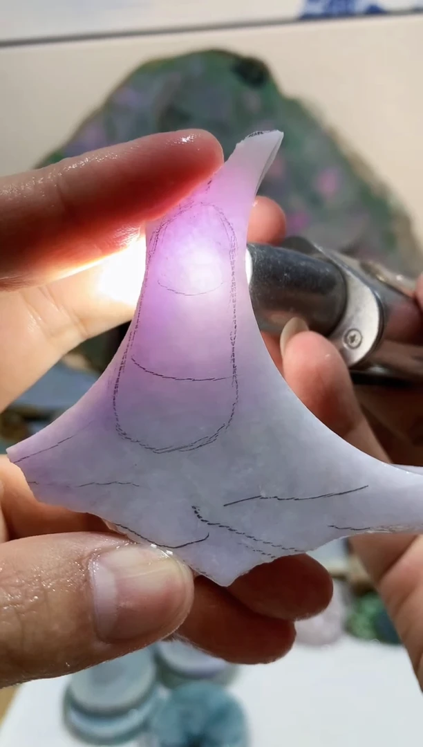 裸石翡翠0蒙0翡翠珠宝701