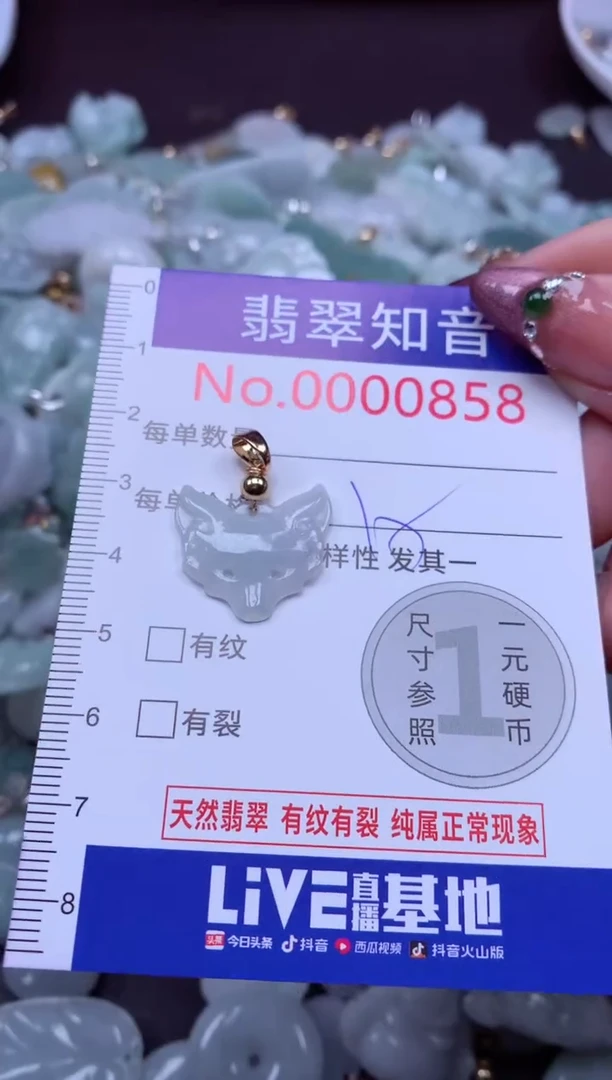 吊坠(不含链)未镶嵌翡翠858